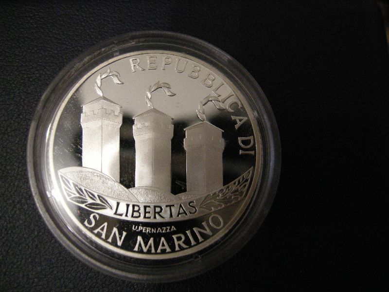 (afbeelding voor) 10 Euromunt San Marino 2002 Proof in capsule